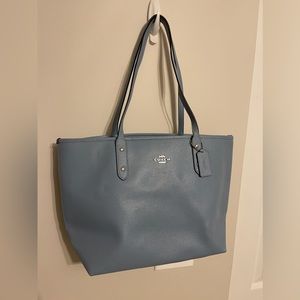 Blue Coach Tote
